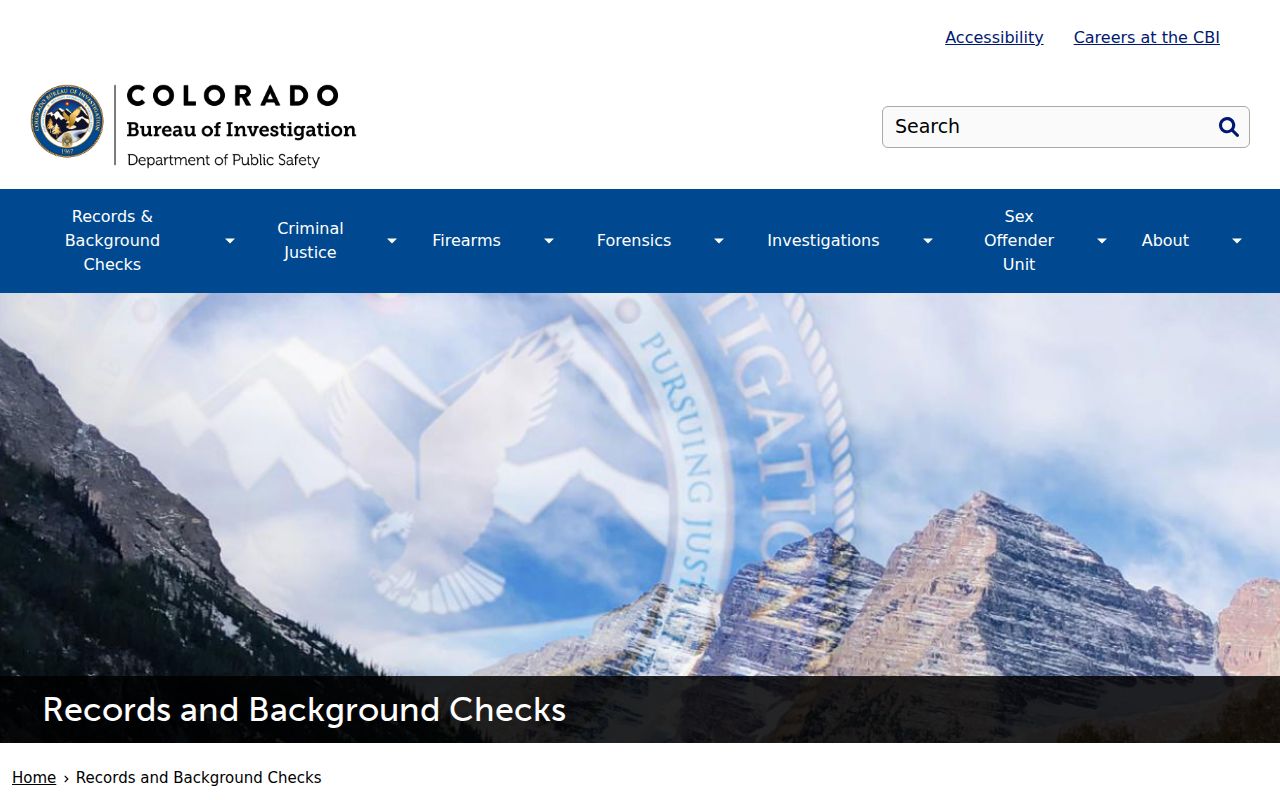 Colorado Bureau of Investigation records and correction information